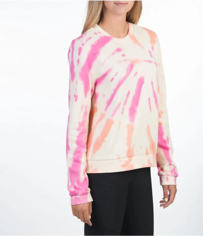 Hurley Allover Tie Dye Crew Multi Color 2020-1